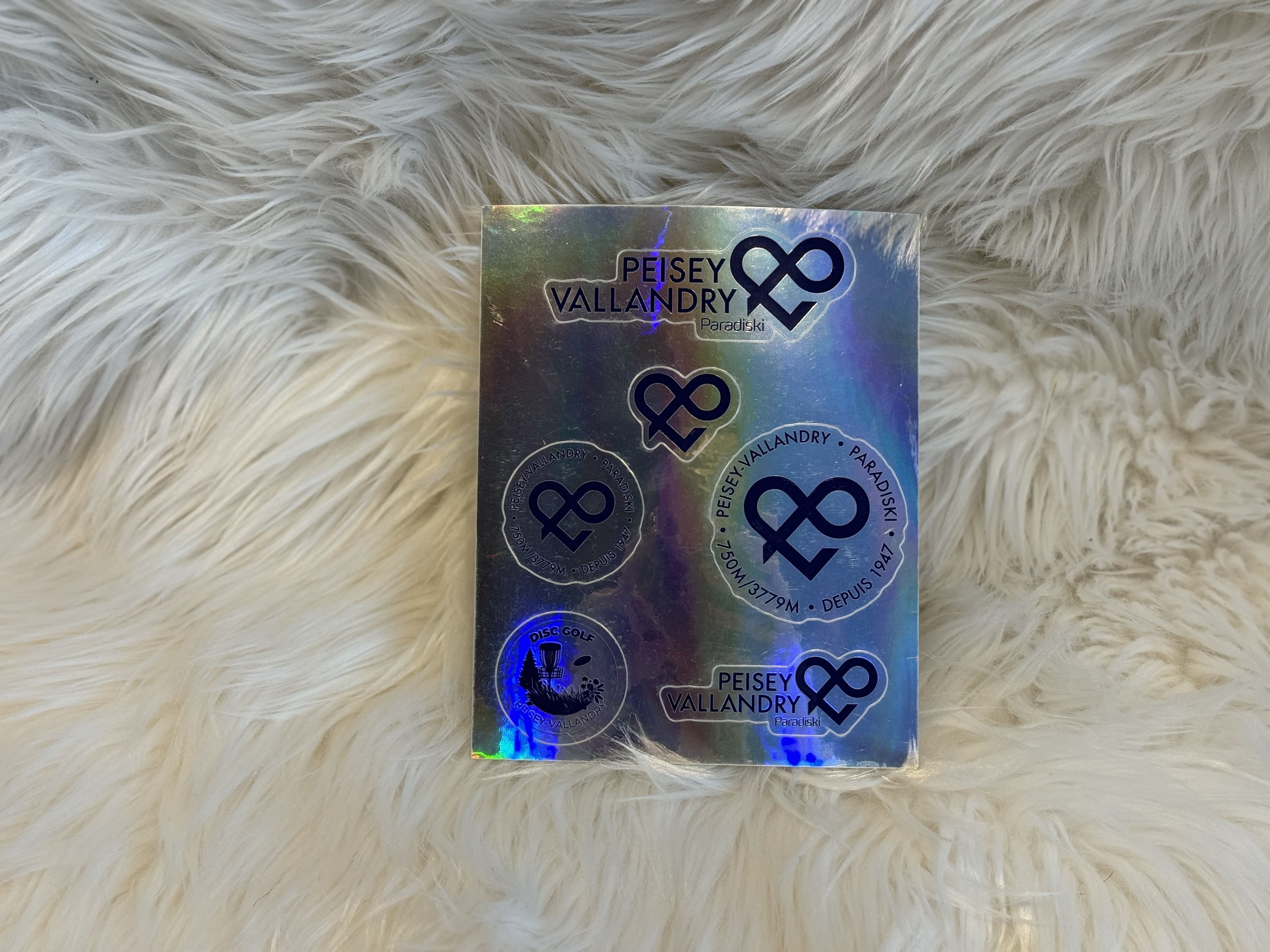 Stickerbogen mit 6 Stickern Peisey-Vallandry