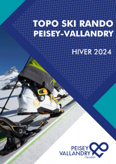 Topo ski de randonnée Peisey-Vallandry