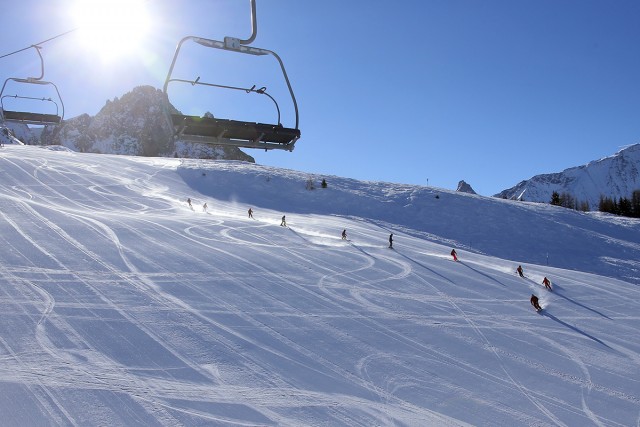 Alpine Skigebiet