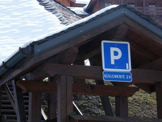 Parking gratuit à Peisey-Vallandry