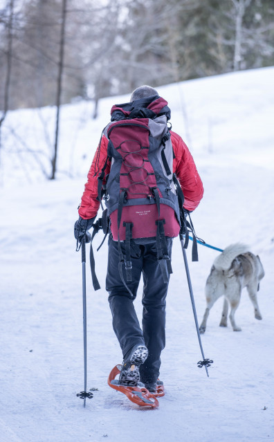 Snowshoeing and hiking trails