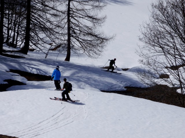 markierte Skitourenstrecken