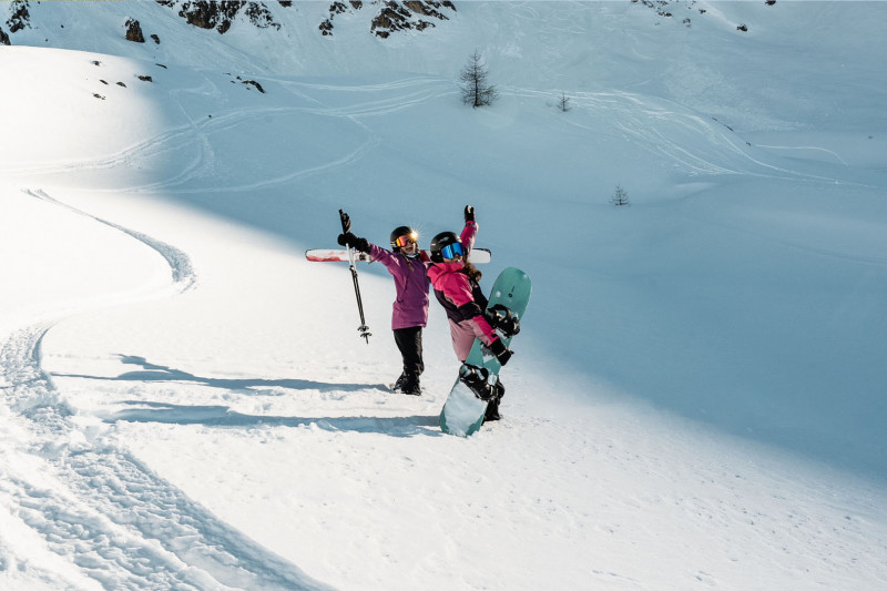 The ski area