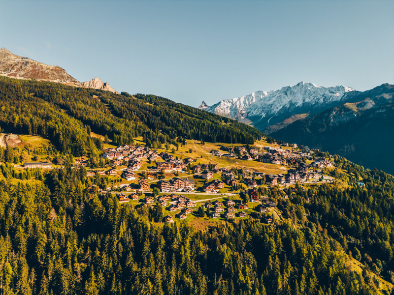 The ski resort