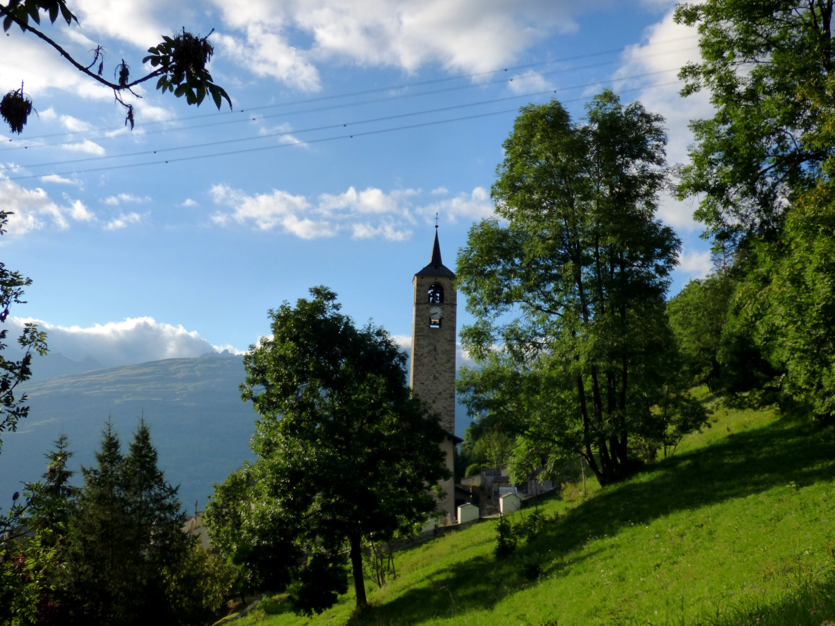 Tour du bois de l'église de Peisey - © MNPC Tour du bois de l'église de Peisey