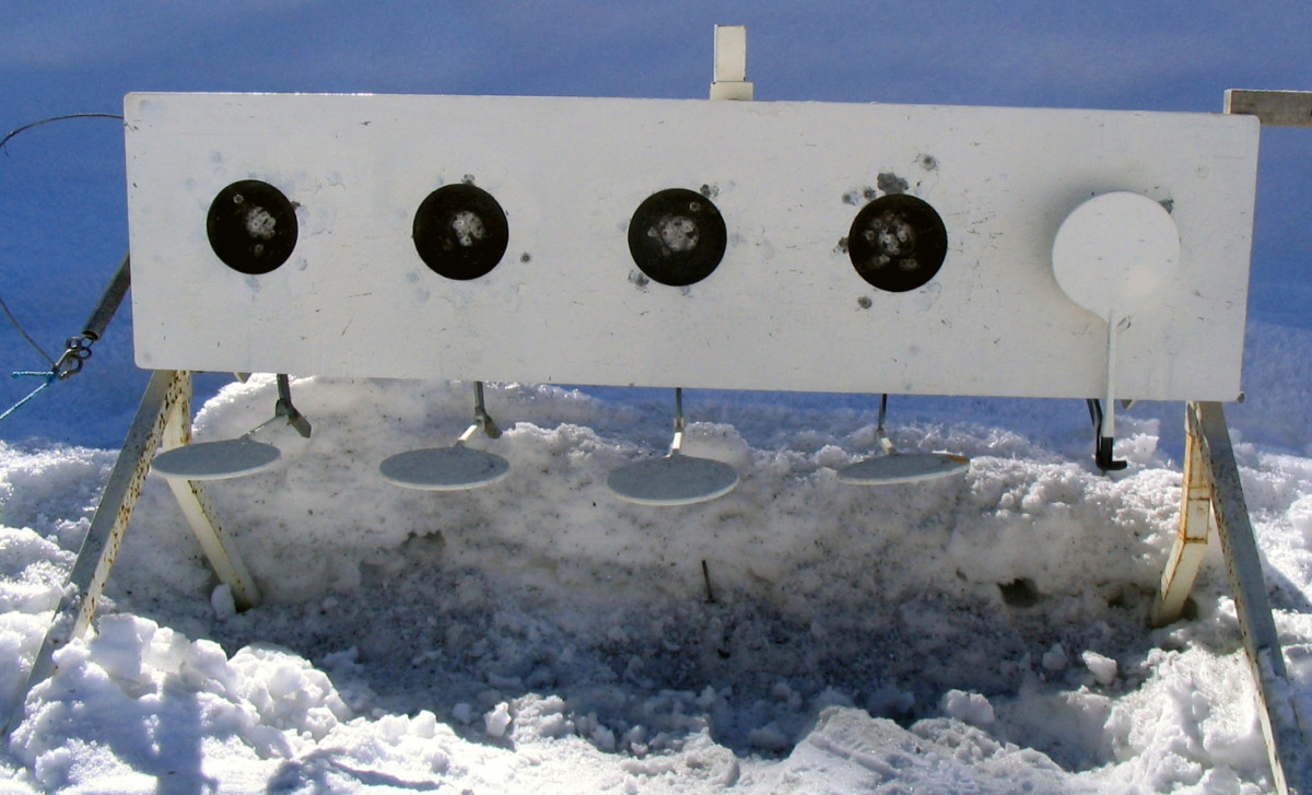 Pas de tir de biathlon 1 - © Office de tourisme de Peisey-Vallandry Pas de tir de biathlon 1