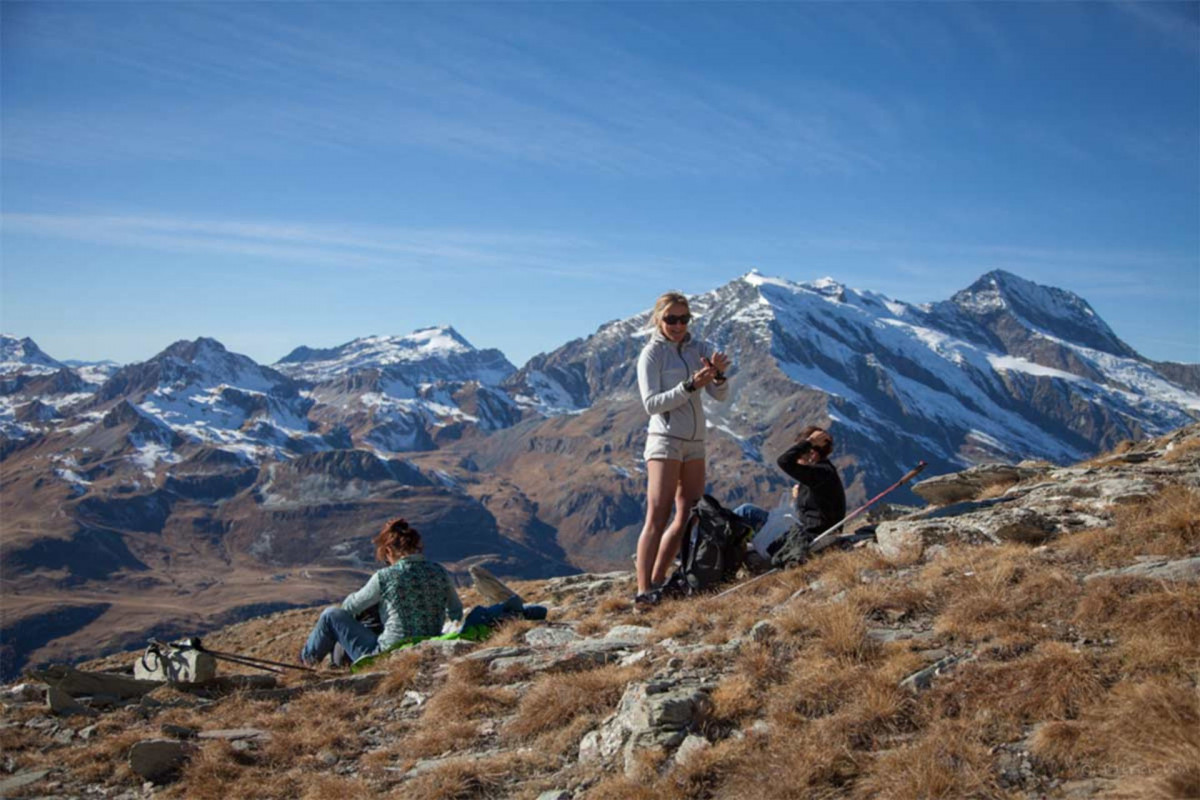 Vue sur le Mt Pourri depuis la Grande Sassière