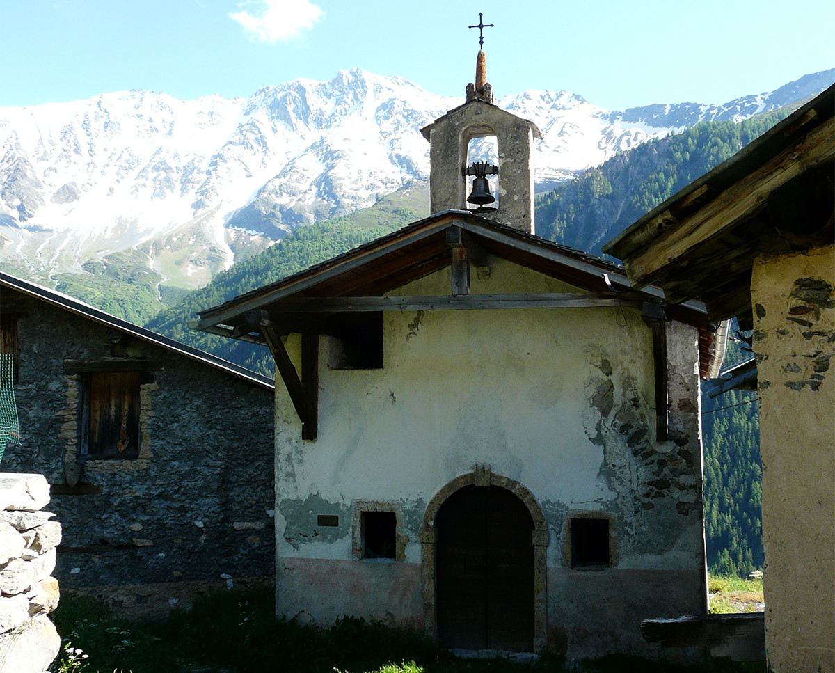 Saint Jacques, chapelle de Pracompuet - © Office de tourisme de Peisey Vallandry Saint Jacques, chapelle de Pracompuet