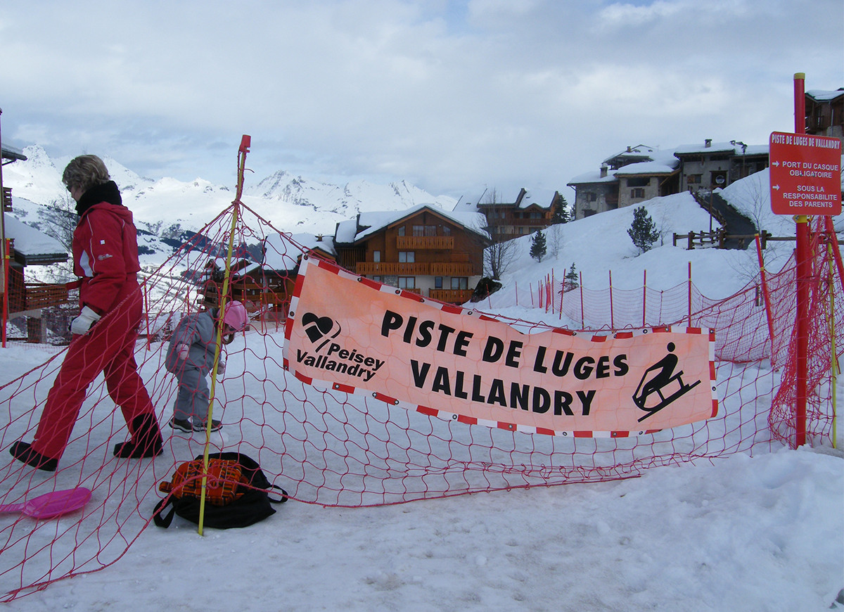 Zone luge Vallandry