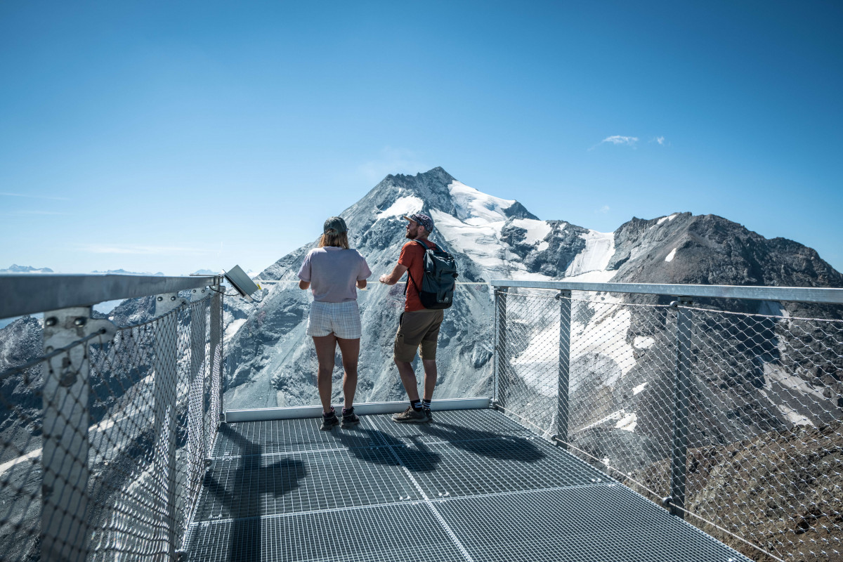 Passerelle de l'Aiguille Rouge - © J.REBOUR Passerelle de l'Aiguille Rouge