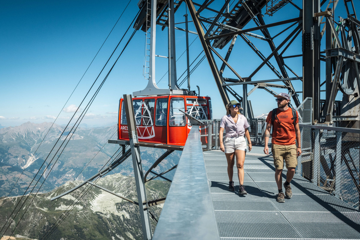 Passerelle de l'Aiguille Rouge - © J.REBOUR Passerelle de l'Aiguille Rouge