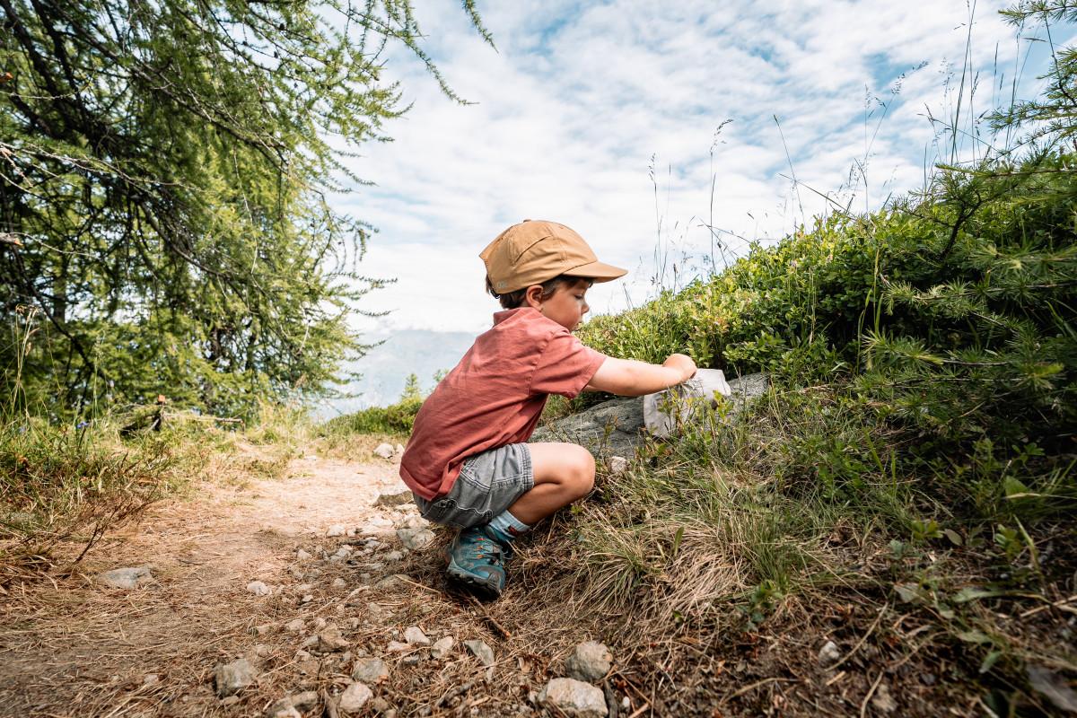 Le sentier de l'Homme Cairn_Les Arcs - © Y. ALLEGRE Le sentier de l'Homme Cairn_Les Arcs