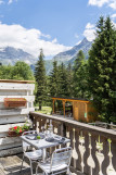 Terrasse vue montagne