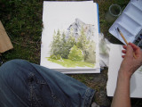 Aquerelle sur motif 2