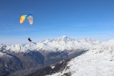 Vol avec vue sur le mont Blanc