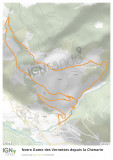 Plan Vernettes depuis Chenarie hiver