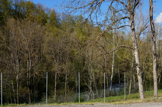 A l'entrée de Landry