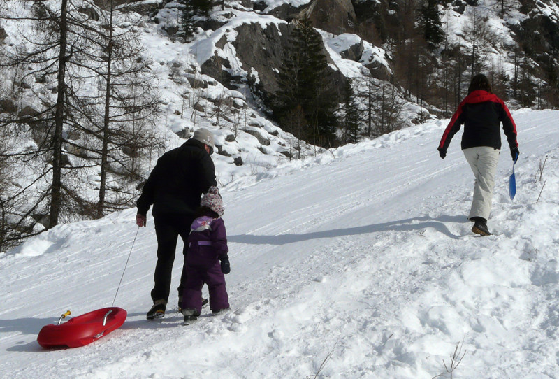 L'effort avant la descente