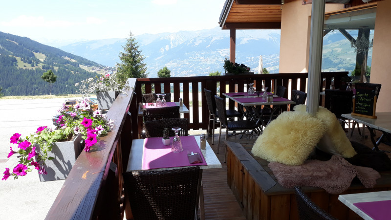 Restaurant Le coeur de vall' terasse été 2