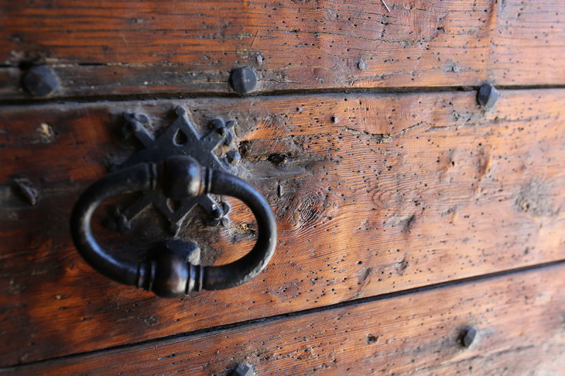 Détail de la porte