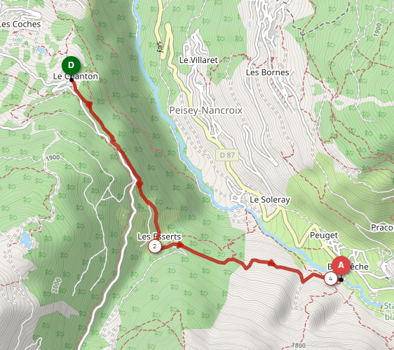 Sentier de l'aigle Sentier de l'aigle