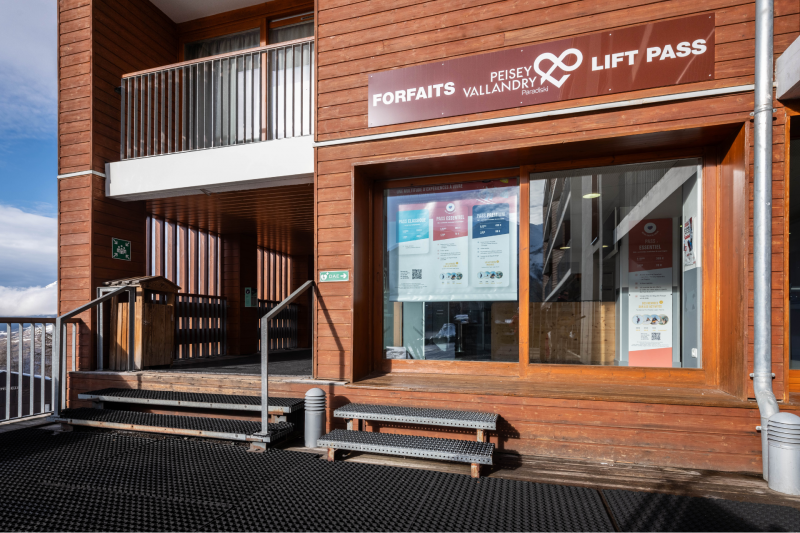 Point of sale : Plan Peisey