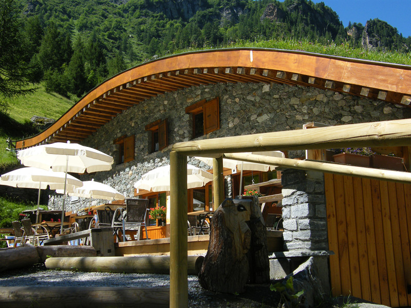 Terrasse en été