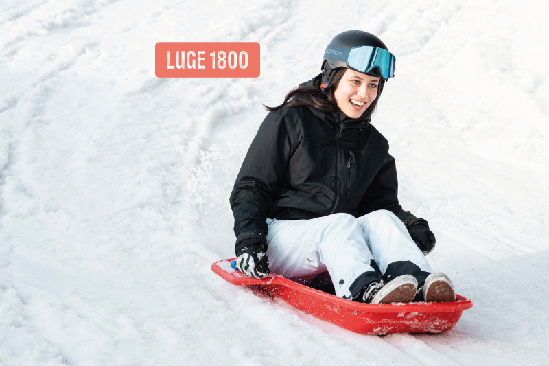 Luge 1800 - The sledge run at Arc 1800_Les Arcs
