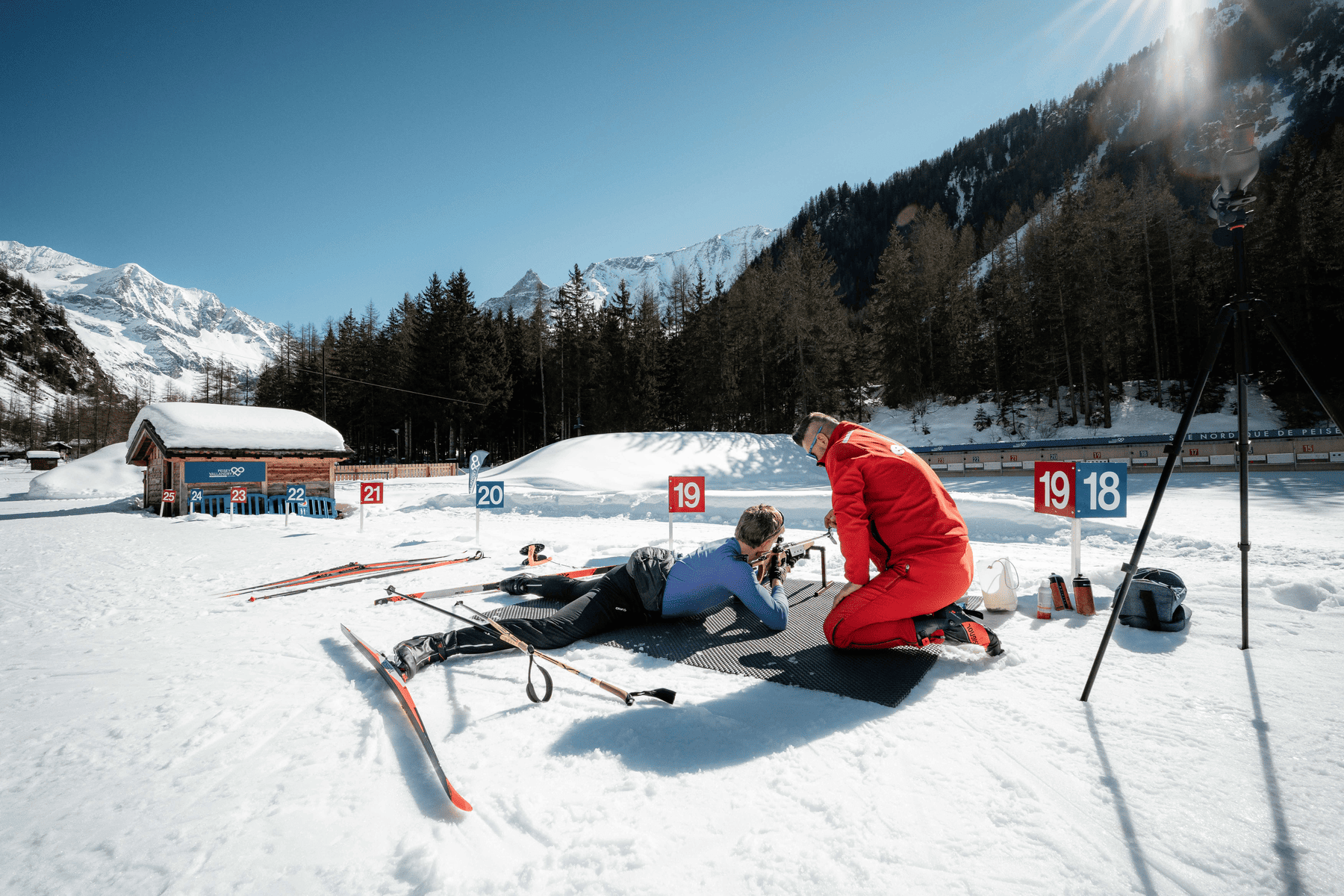 Pas de tir biathlon - &copy; Yann Allègre