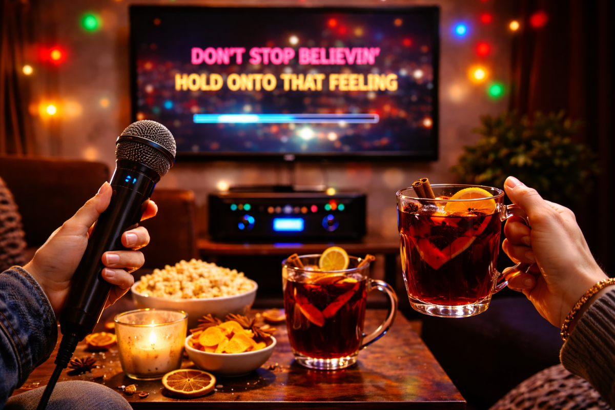 Karaoke am Restaurant Le Col du Palet_Peisey-Vallandry