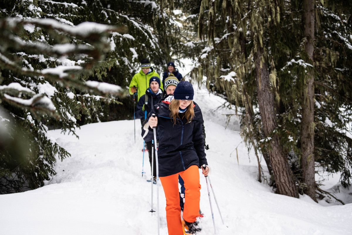 Einführung ins Schneeschuhwandern mit Bistou Montagne_Peisey-Vallandry