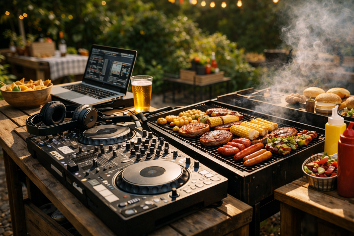 BBQ Party and DJ set at the Hôtel Émeraude_Peisey-Vallandry