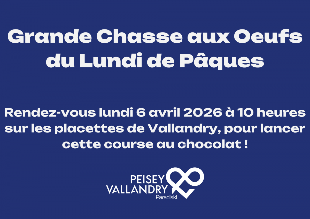 La Grande Chasse aux Œufs de Pâques !_Peisey-Vallandry