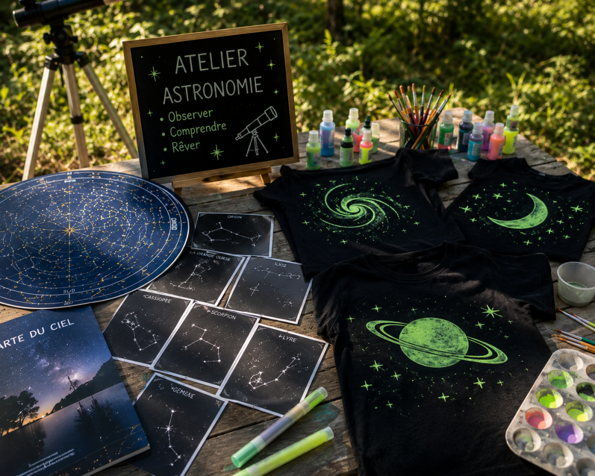 Creative Space-Themed Workshop (Customize Your Glow-in-the-Dark T-Shirt!)_Peisey-Vallandry Creative Space-Themed Workshop (Customize Your Glow-in-the-Dark T-Shirt!)_Peisey-Vallandry
