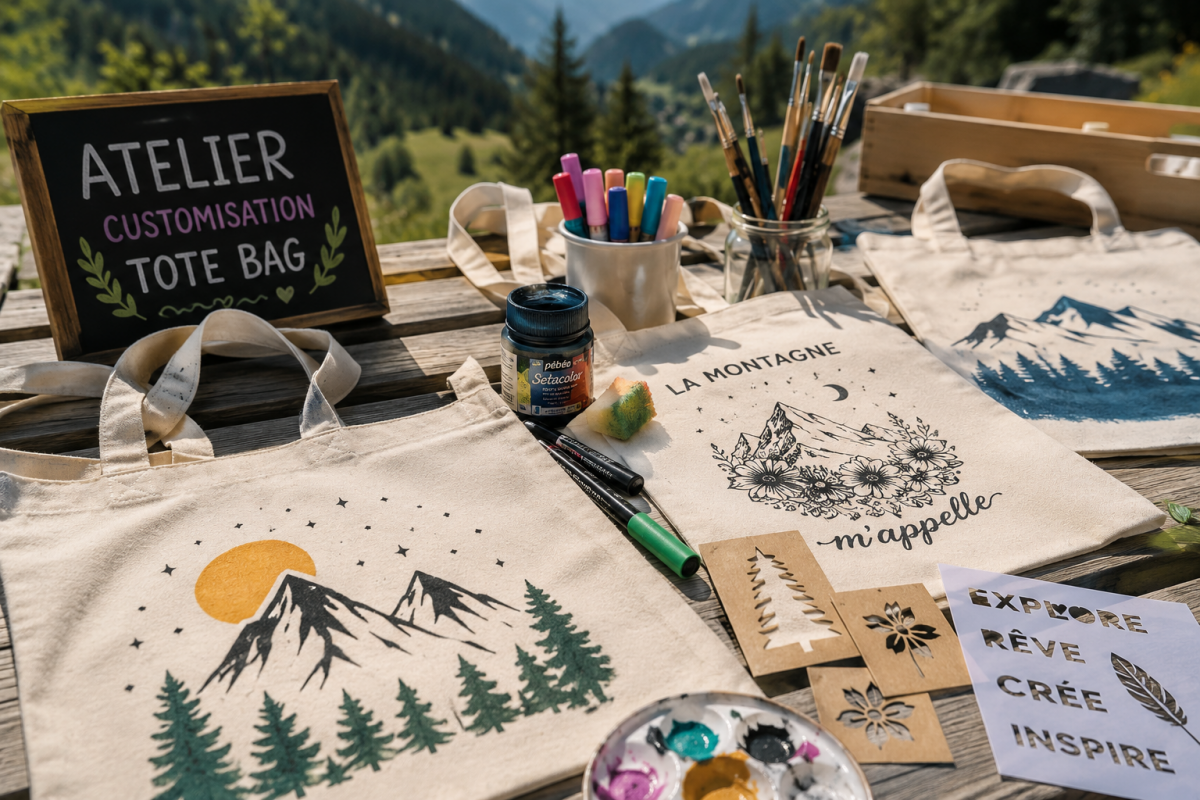 Animation: Gestalte deine Tragetasche individuell!_Peisey-Vallandry Animation: Gestalte deine Tragetasche individuell!_Peisey-Vallandry