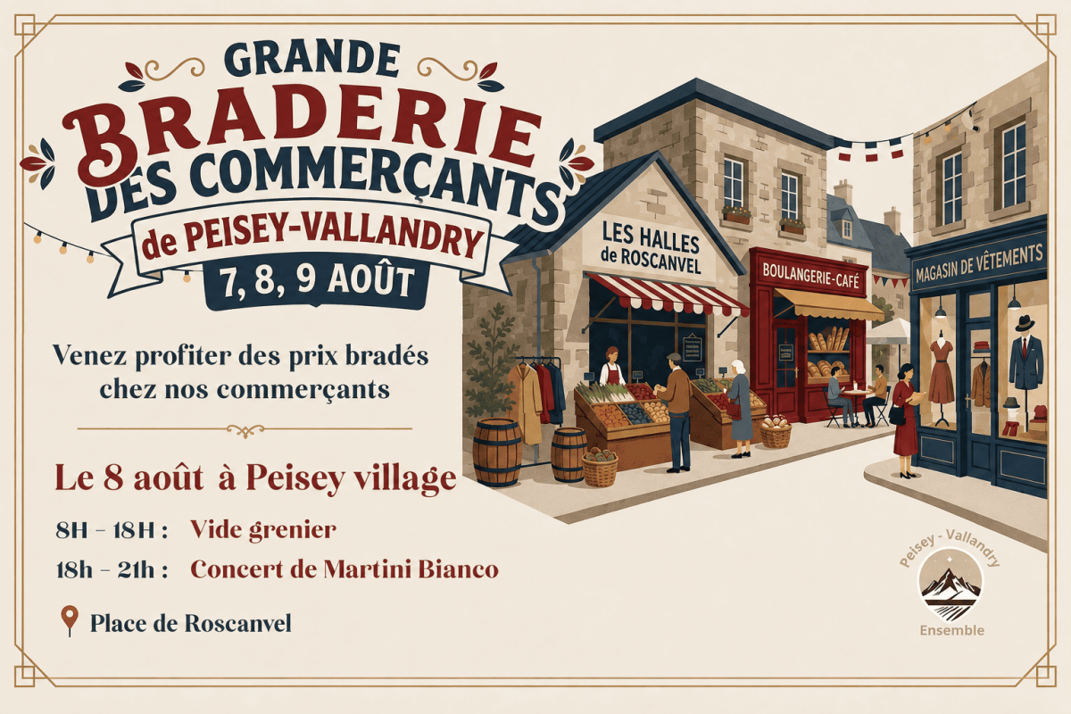 Braderie in Peisey-Vallandry Braderie in Peisey-Vallandry