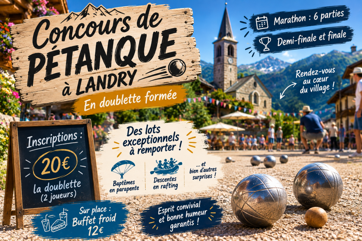 Concours de pétanque en doublette formée_Peisey-Vallandry Concours de pétanque en doublette formée_Peisey-Vallandry