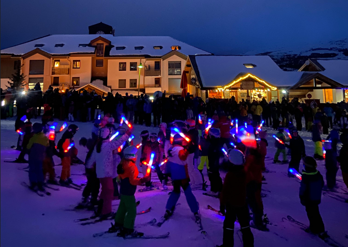 Descente aux flambeaux des Pitchouns_Peisey-Vallandry
