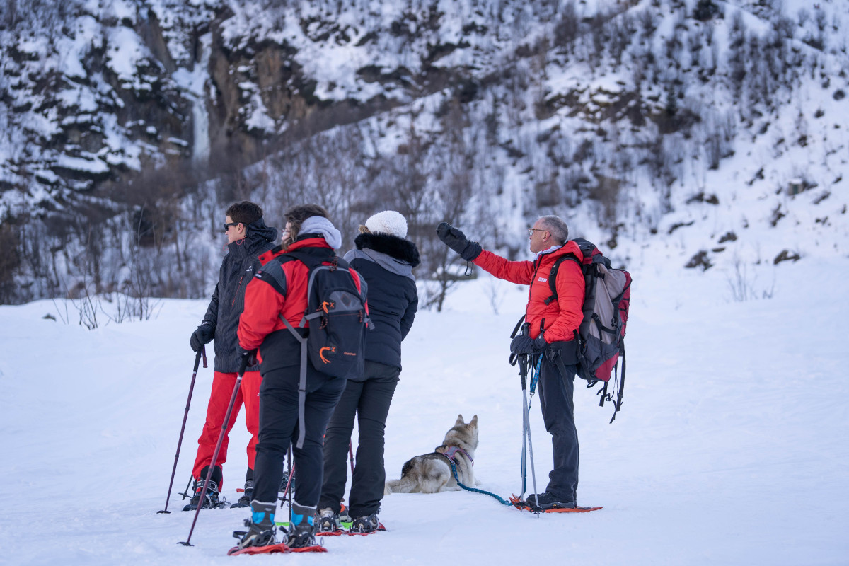 Snowshoe outing with the ESF: introductory session with Jean-Marie_Peisey-Vallandry Snowshoe outing with the ESF: introductory session with Jean-Marie_Peisey-Vallandry
