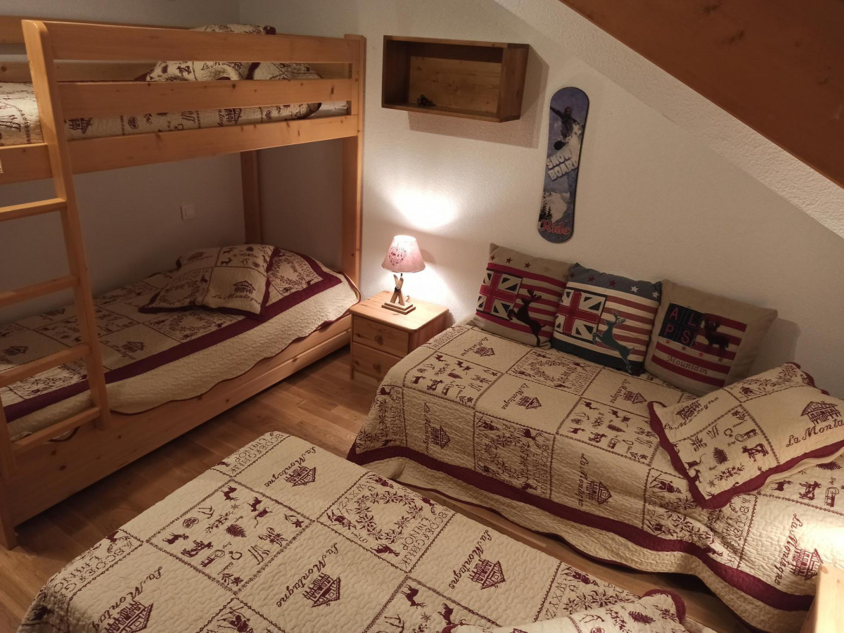 Chambre 4 couchages les Choucas 14 Vallandry Chambre 4 couchages les Choucas 14 Vallandry