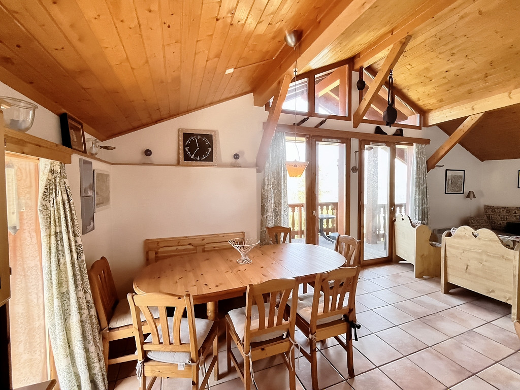 Table a manger Chalet la Longue Vue Vallandry