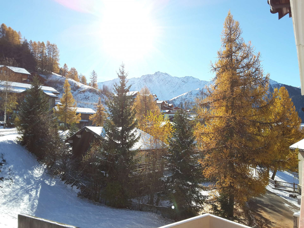 Vue hiver Cret de l'Ours 102 Vallandry