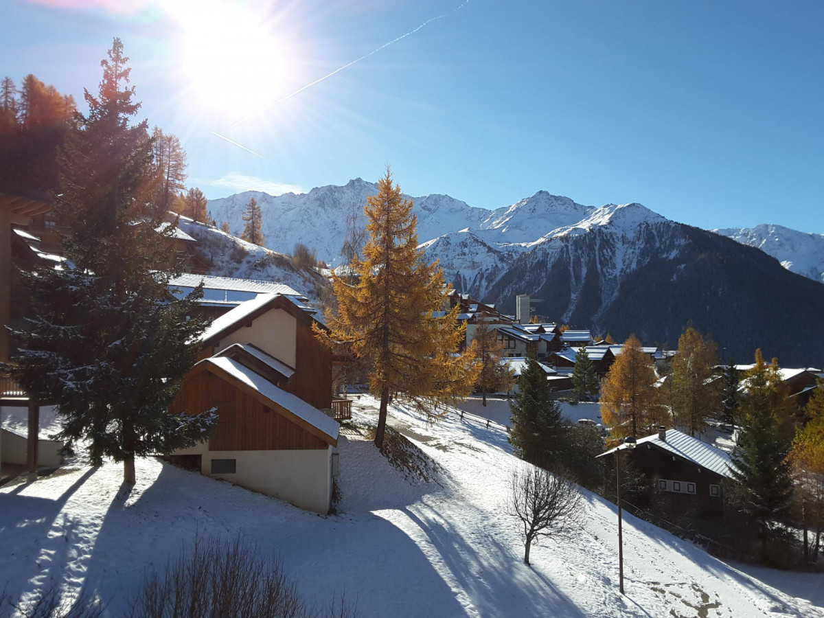 Vue hiver Cret de l'Ours 68 Vallandry Vue hiver Cret de l'Ours 68 Vallandry