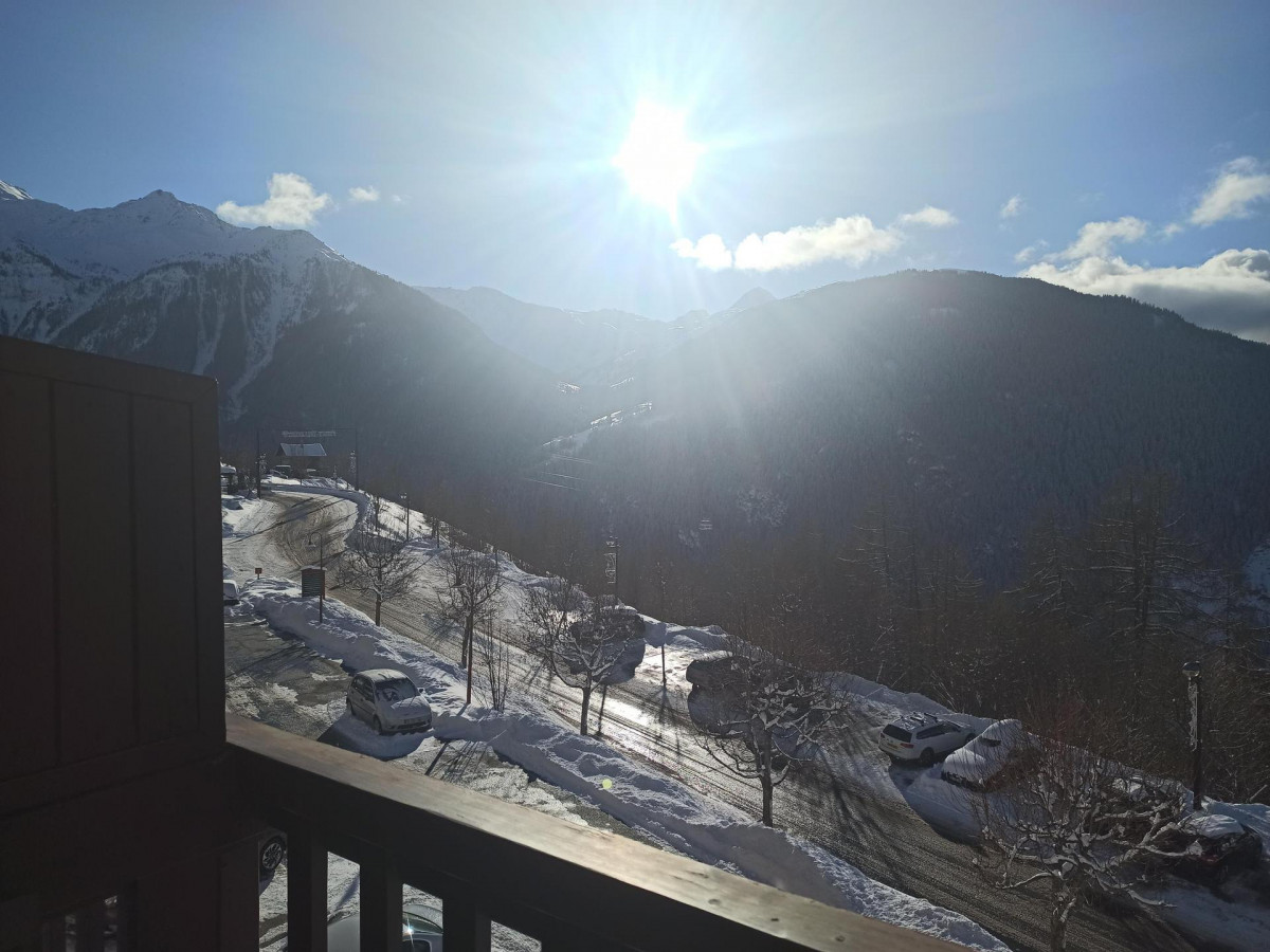 Vue hiver Praz de l'Ours A 53 Vallandry