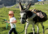 Donkey Ride at the Entrance to Vanoise National Park