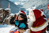 magische Begegnung mit dem Weihnachtsmann_Peisey-Vallandry