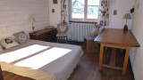 Chambre lit double Chalet Morel la Chenarie Peisey