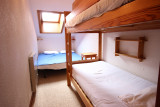 Chambre lit double + lits superposés Soldanelles 39 Vallandry
