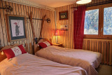 Chambre lits simples Chalet Isard les Arches Peisey