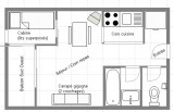 Plan appartement Michailles 509 Vallandry